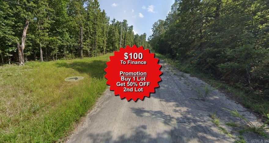 Buy one lot and get 50% off an additional lot! Owner-finance for easy terms. Cash buyers can pay by debit or credit card as well. Nice lot to develop or hold for future value. Public water and electric are available to run to property and will need septic. Owner/agent. No mobiles allowed. 300-2500 minimum build size on any other type of home, depending on subdivision. Finance is $100 down and 10 months at $99 and closing costs are included. Lots marked with red banner are part of promotion. No limit on lots. Buyer responsible for any/all taxes and lots sold "as-is". Quit claim deed conveys. Parcel ID# 230-14837-000
