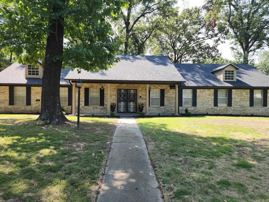 All Electric totally renovated Gold Medallion Home with 3 bedrooms & 2 baths but other rooms that could be used as additional bedrooms such as office, sunroom & second living area. Lot's of storage including a maintenance room/shop, large separate laundry room & lots of closets & built-ins including a walk-in & regular closet both in the main bedroom. Two outside storage buildings & huge backyard deck for entertainment. Desirable location close to Hospital, Harding University, churches & schools, restaurants & shopping. Updates include New Roof, New vinyl siding, gutters & leaf guards, New Privacy fence, New porcelain & Ceramic countertops, GE profile slate appliances, split HVAC systems with smart programmable thermostats, Smart 50 gal water heater & too much to list.