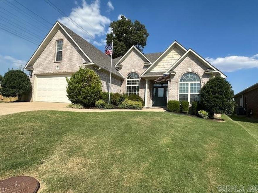 Nice 2195 Sq Ft 4 Bedroom 2 bath home in a culdesac on Sage Meadows Golf Course. This home features a sitting room with vaulted ceiling that could also serve as an office off the master bedroom. As you enter the master bathroom you will see the double vanities, jet tub, tile shower and large walk in closet. It offers a dining room and breakfast area off the newly remodeled kitchen. The bonus room could be a 4th bedroom. The living room has a gas log fireplace. This home has a fenced yard and sits on .33 of an acre. It also has a new roof.