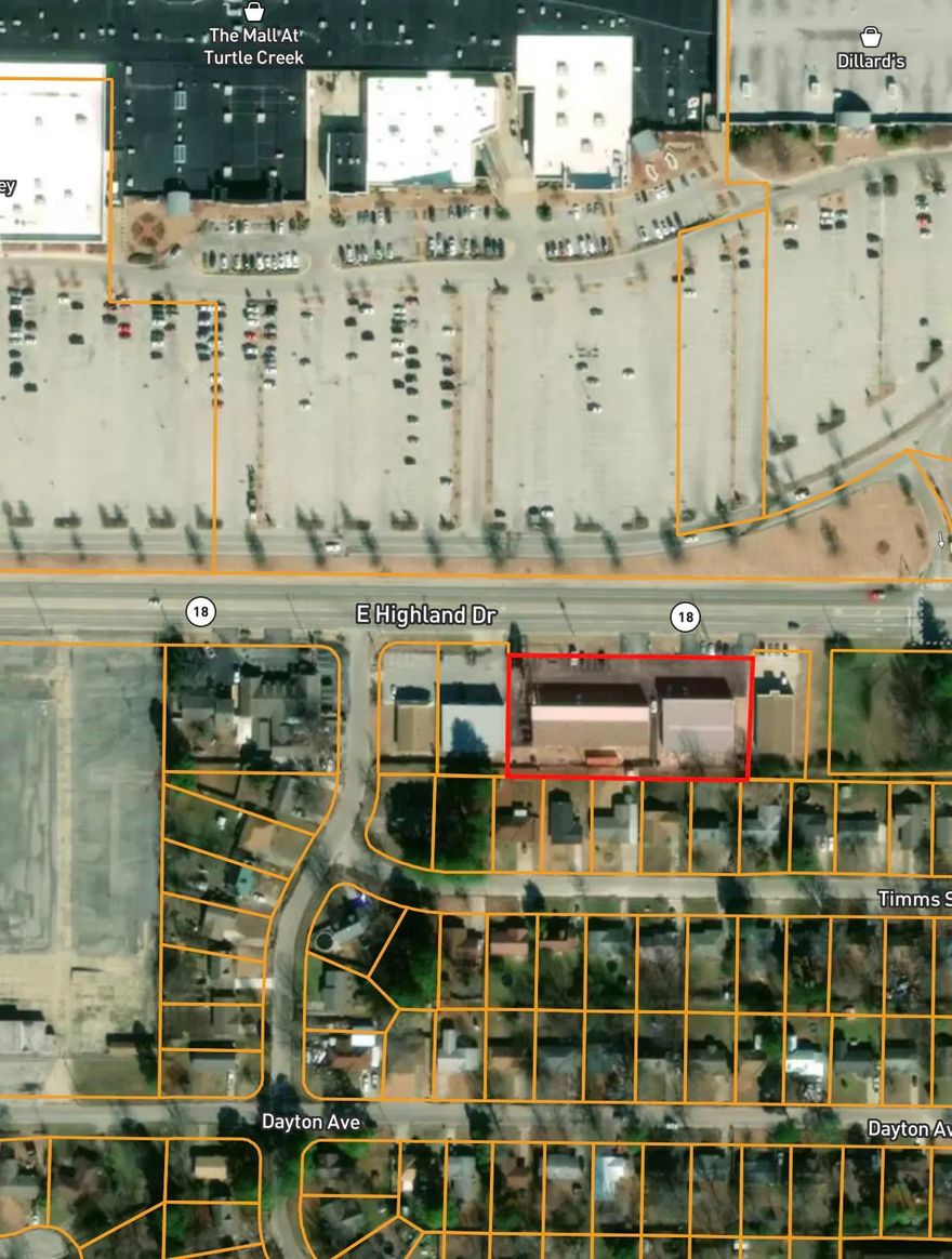 Commercial investment property with multiple leases.