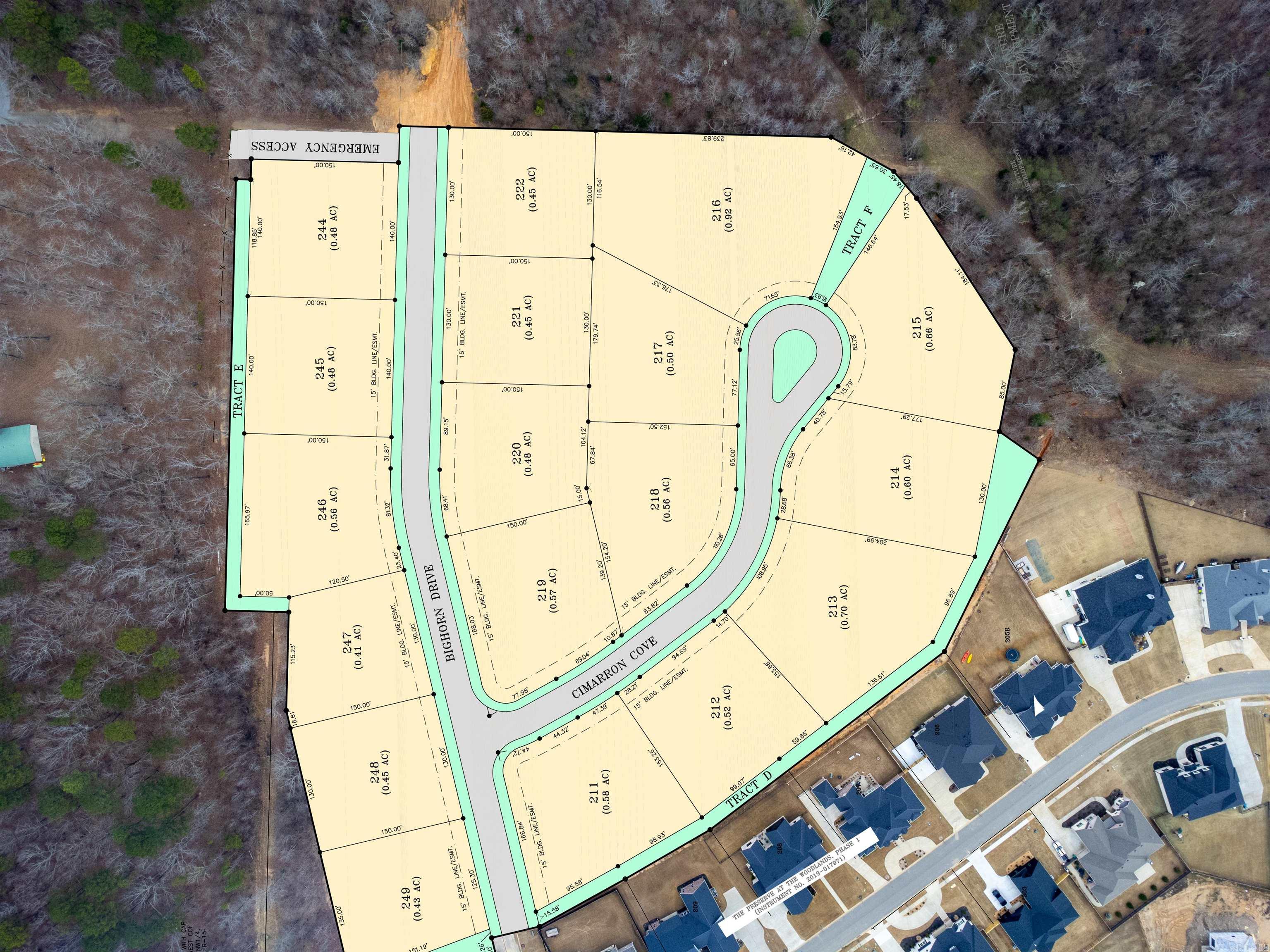 The long awaited Phase 3 of The Preserve at the Woodlands, located in the one of Benton's most desirable subdivisions in Saline County is here! These large lots in the city of Benton (Benton Schools and Howard Perrin Elementary) are here for the taking. These level lots range from just under a half acre up to around 1 acre in size so there is plenty of room to build your dream home. The Woodlands POA has amenities galore with a gated pool/ pavilion, new playground for the kiddos, over 3 miles of nature trails, a fishing pond, walking track, and a beautiful creek system so you can really get back to nature. These spacious lots are expected to be ready to build on by summer so do not miss your chance to scoop one up now while they are still available. Realtors see agent remarks!