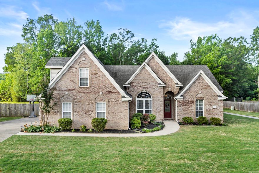 You can have it all!! Your lovely 4-bedroom home sits on .76 acres, located right next to the walking path to one of Cabot's top rated elementary schools. The kitchen is one you will die for! The counter space and storage go on and on! Afraid of Arkansas tornados? The built in the floor storm shelter in the garage will ease those worries! As if that is not already enough for you to love, wait until you see the backyard! While your backyard appears wooded, a short stroll down to the water and you will find your own personal fire pit and dock to enjoy lake life! The paddle boat is yours now, too! You will not want to wait to see it!