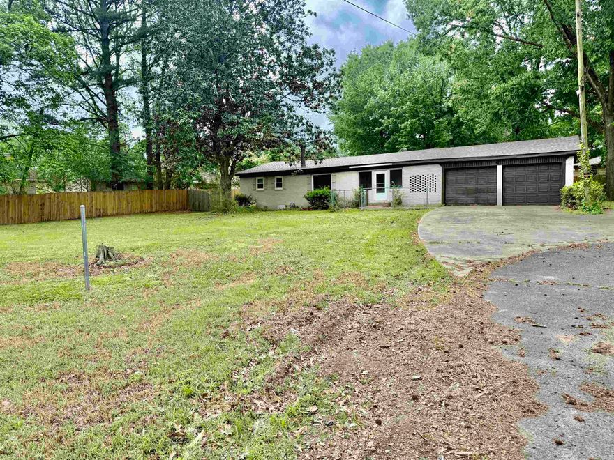 Perfectly updated brick home with spacious double garage situated on .37 acres and ready for a new owner. Includes updated kitchen, 2 bedrooms and 1 bathroom. A third room could be a bedroom or office. New roof, new HVAC, new appliances, newer windows, new LVP flooring, fresh exterior and interior paint & privacy fence.