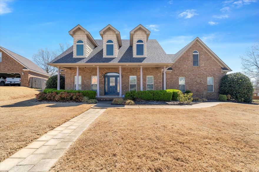 Stunning! Fully Renovated Modern Ranch-Style Home in Chapel Hill Subdivision. Nestled in the highly sought-after Valley View School District, this beautifully renovated ranch-style home boasts a timeless brick masonry exterior with insulated walls and a brand-new roof with updated shingles and vents. Designed for both style and functionality, this home offers four spacious bedrooms and three full bathrooms, creating an inviting and modern living space. Interior Features ~ Elegant Finishes: Freshly painted white walls complement the rich, dark hardwood flooring throughout the kitchen, living areas, corridors, and all bedrooms. Open-Concept Kitchen: A bright and airy white kitchen featuring soft-close cabinetry, a sleek backsplash, and an LG Chem quartz countertop. The kitchen is fully equipped with stainless steel appliances, including a premium JennAir induction and coil grill, a new GE Profile dishwasher, and a negotiable GE Caf French door refrigerator. A built-in water purifier ensures convenience, while the breakfast bar includes a power outlet and USB charging station. Living & Dining Areas: The main living room exudes sophistication with its dark hardwood floors, crown moldin