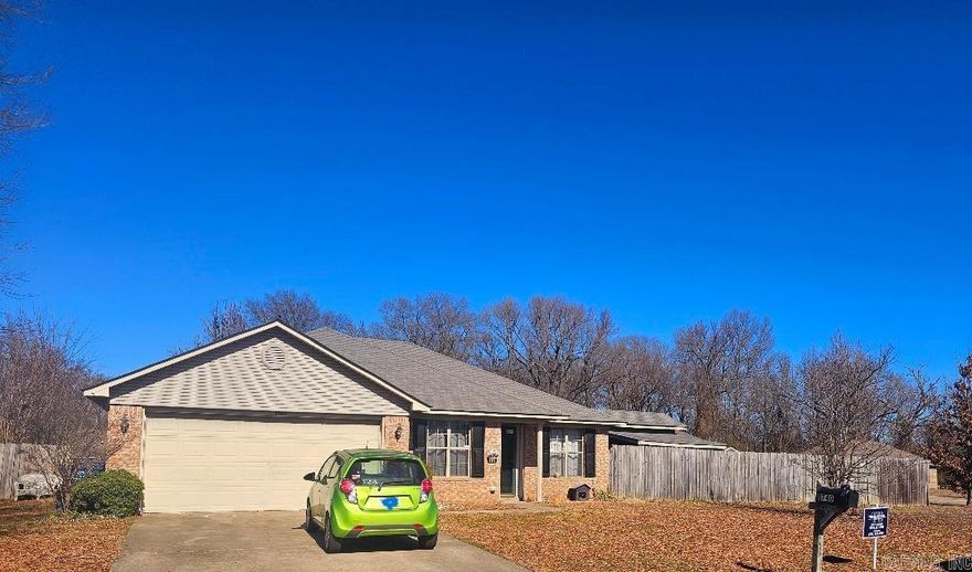 Home is located on a Large corner with with a fenced backyard.  This adorable home is located close to the University and public schools.  The home offers tile flooring in the wet areas and laminate wood flooring throughout the house.  Large back yard with a storage shed and Covered patio that was recently installed to offer a great pace to sit and enjoy nature,  Call today to set your appointment before this home is off the market.