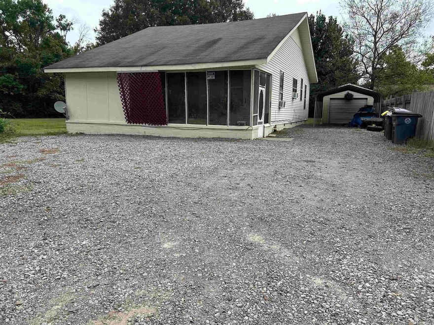Take a look at this property.  House could use some updating and was rented up to just recently.  with all of the land, there is a total of 3.5 acres.  Lots of opportunities.  Land is in flood zone.