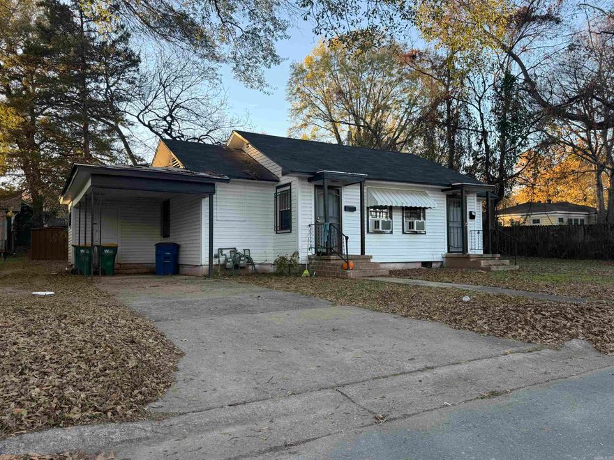 Excellent income opportunity in the heart of North Little Rock. This duplex offers strong potential for investors looking to add value and increase cash flow. Each unit features a 2-bedroom, 1-bath layout with wood flooring and abundant natural light. One unit is currently rented, providing immediate income, while the second unit is vacant and ready for renovation—perfect for investors seeking a value-add opportunity.  The property includes a covered patio, mature trees, outdoor storage, and a covered carport. Located within walking distance of a nearby park where neighborhood kids often gather to play basketball and enjoy the outdoors, adding to the sense of community appeal. With the right updates, the vacant unit presents an opportunity to increase rental income and overall return. Convenient access to local amenities and easy to show.  Agents, Please see remarks