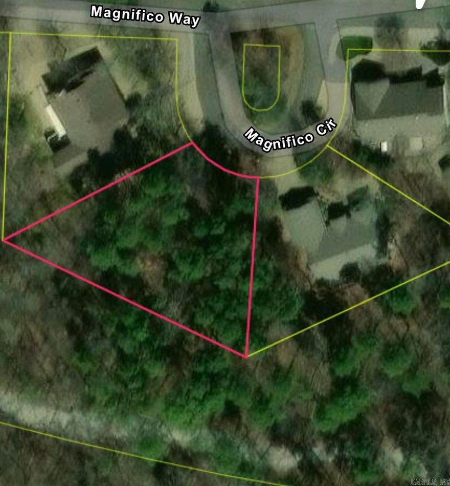 Beautiful residential lot located in the desirable Magnifico subdivision near Ponce de Leon Golf Course of Hot Springs Village. Within minutes of the East Gate, this gently sloping homesite offers excellent building potential with paved road access. Ideal location for a full-time residence, retirement home, or investment property with convenient access to golf, lakes, walking trails, and all Hot Springs Village amenities