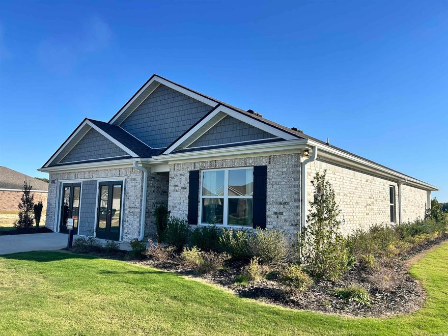 The model home in Fitzgerald Crossing in Brookland. The Cali floor plan. Sales center will be converted to a 2-car garage.