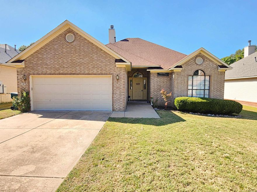 Come check out this CUTE well maintained 3 bed 2 bath split floorplan home in Little Rock!  Close to everything yet not on the main road.  This home has a large master bedroom with his and hers closets in the master bath.  Off the living room there is a room that would make a great office or play room for the kids.