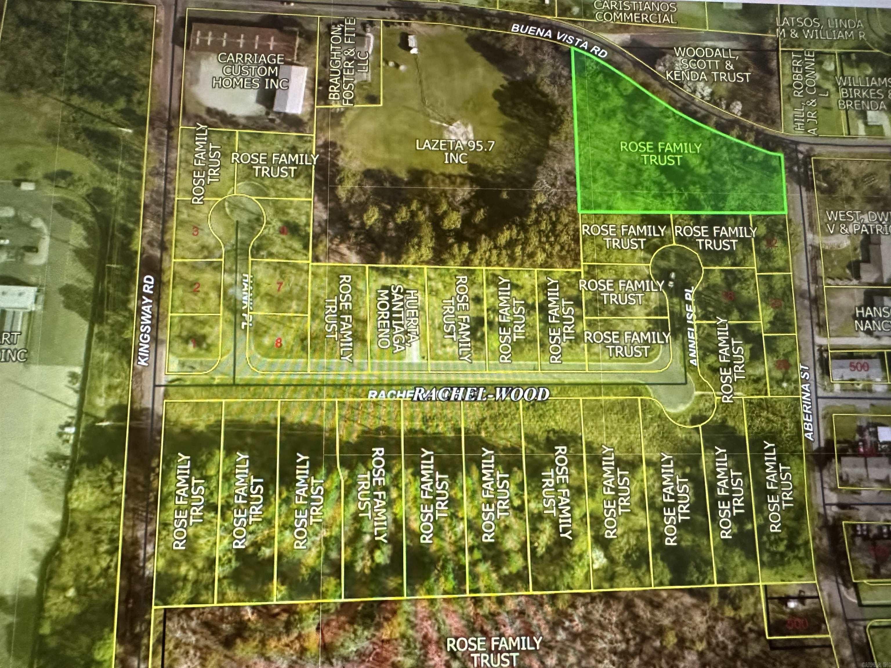Rare chance to own both valuable commercial land and nearly an entire subdivision in one package! This offering includes 34 individual lots totaling over 12 acres in the heart of Hot Springs. Ideally located for maximum visibility and accessibility, the property provides endless potential for residential development, commercial ventures, or a mixed-use project. Don’t miss this exceptional opportunity to secure a large footprint in one of Arkansas’s most desirable and growing markets. See residential listing: 465861