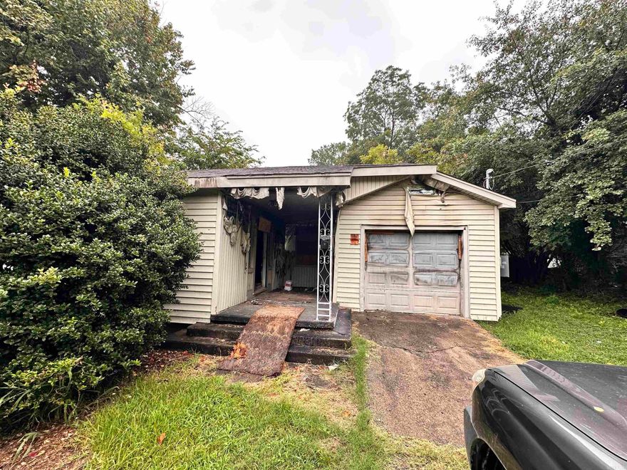 repair or tear down and rebuild. tons of possibilities