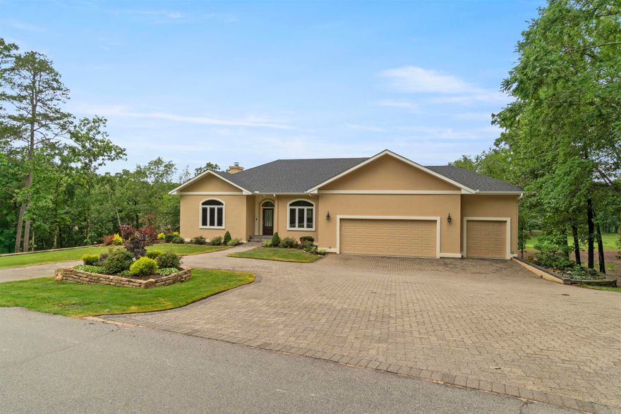 Golfer’s Gem – Expansive Golf Course Views & Better-than-New Updates! Nearly 3,100 sq. ft., this 3BR/3BA home offers stunning views from almost every room. The main level features a spacious Living Room, Dining Room, Kitchen with Breakfast Nook, Primary Suite, Arkansas Room, Guest Wing, and Laundry. Downstairs includes a large flex space for entertaining, an office or storage room, plus a guest room—all overlooking two fairways and a water feature on the golf course. Extras include an encapsulated crawl space and golf cart garage. Enjoy high ceilings, crown molding, all-new interior paint, updated lighting, new bedroom carpets, new sliding doors to the deck, new roof, and epoxy floors in the oversized 3-car garage. The heated/cooled Arkansas Room is perfect for year-round enjoyment. Situated on almost an acre, this property combines luxury, space, and breathtaking views in the heart of Diamante. Too many updates to list so come see for yourself! 1st time HSV buyers are subject to a $2000 buy in fee collected at closing.