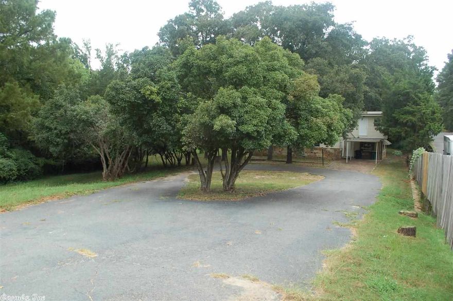 5 ACRES WOODED LAND INSIDE CITY OF SHERWOOD WITH 1820 SF HOUSE: New Interior paint, New Carpets, Refinished Hardwood Floor, New Hot Water Heater, New Furnace/ Air Conditioner, New Exterior Doors & Locks.  PRIME LOCATION.  High Potential for Commercial Use or Residential Subdivision. SF Measurements as per Tax Records.