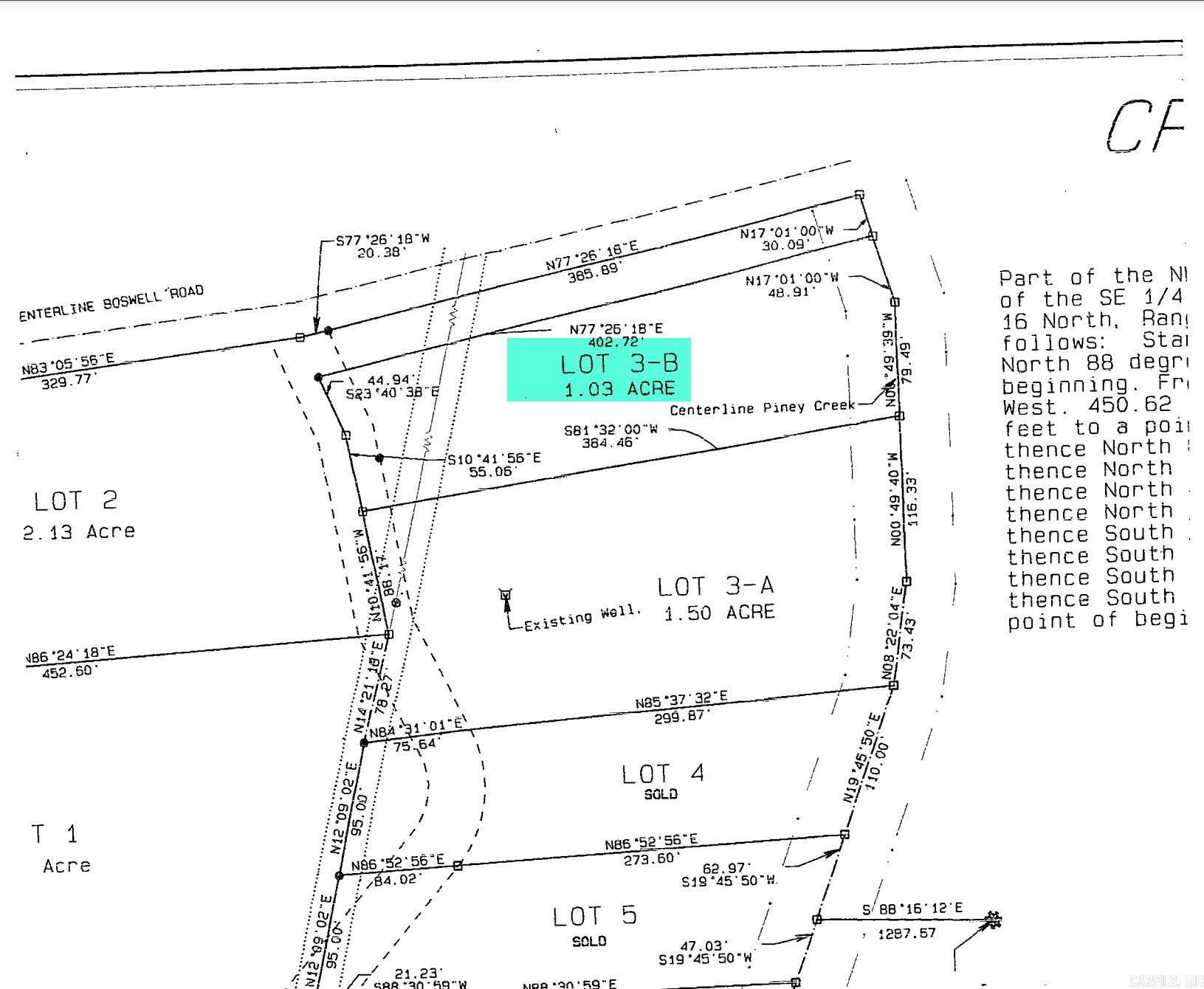 CRYSTAL SHOALS - Land