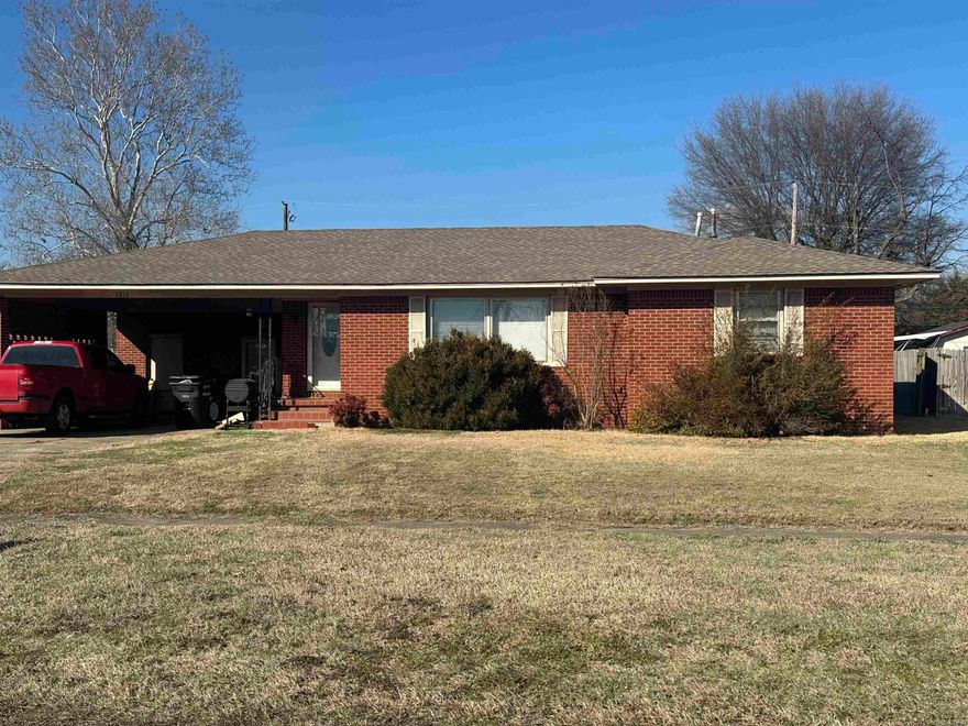 Welcome home! Don’t miss out on this charming all brick 3 bedroom, 2.5 bath. This home features 2 living areas with fireplace, a fenced back yard, newer roof and hvac, and a refrigerator to stay!