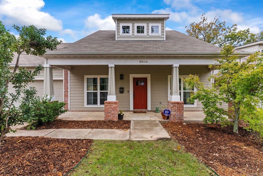 Beautiful 4-bedroom, 3-bath Craftsman with 2,130 SF in a central location near UAMS and St. Vincent. Built in 2016, this home features hardwood and tile floors, crown moulding, and a cozy hearth room with fireplace. The open kitchen offers elevated cabinets, granite countertops, a large island, and gas range. Three bedrooms are on the main level, with a private 4th bedroom and full bath upstairs—perfect for guests or a home office. Enjoy the screened porch, welcoming front porch, fenced yard, and sprinkler system. Includes a 2-car garage and laundry room. Classic style meets modern comfort in this move-in ready home!
