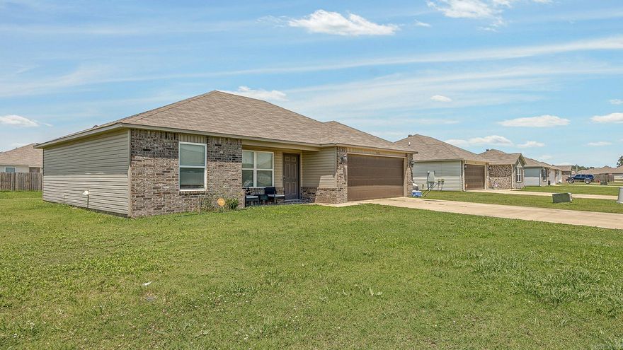 Welcome to 308 Harper Drive—an inviting 3-bedroom, 2-bath home in the highly sought-after Brookland School District. This well-maintained home features a bright, open layout that flows seamlessly from the spacious living area to the eat-in kitchen, where you'll find a large breakfast bar, modern fixtures, and ample cabinet space. The split floor plan offers added privacy, making it ideal for families or first-time buyers. Outside, enjoy a private backyard with plenty of room to relax, garden, or entertain. Located in the quiet and desirable Brookland Hills subdivision, this home provides easy access to local schools, parks, and all the small-town charm Brookland has to offer.