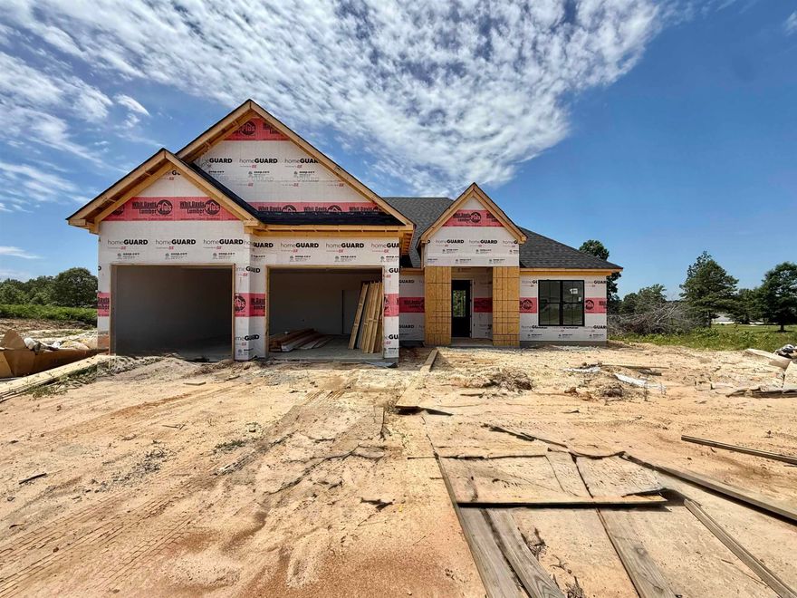 NEW CONSTRUCTION!!!  Check out this new home in Bauxite sitting on 1 acre.  This 3 bedroom, 3 bathroom with a large bonus room with one of the bathrooms attached and could be used as a 4th bedroom is ready for you to make it all yours. You will love the open floor plan and fireplace on cold nights.  Enjoy the large covered back porch for entertaining.  Large walk in closet in the primary suite.  If you snag this beauty quick enough you could possibly pick some of the items in the home and make it more all yours.  NO SPD TO BE PROVIDED