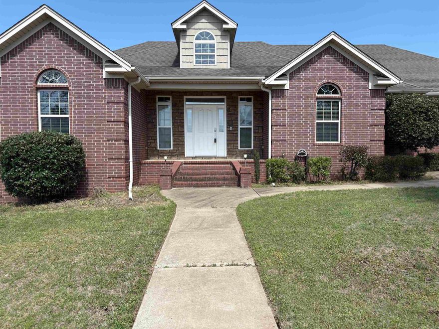 Beautiful 4 bedroom, 3 full bath home located on a level corner lot in a desirable subdivision of newer homes.  This thoughtfully designed floor plan features a split primary suite for added privacy.  Enjoy relaxing on the inviting front porch or entertaining on the back patio in a peaceful setting.  The property also includes a spacious 3 car side loading garage and offers easy access to the interstate for convenient commuting.  Square footage is approximate so measuring is encouraged.