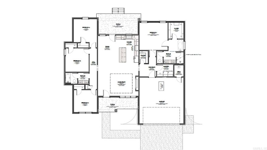 Welcome to 738 Grand Valley Loop in the up-and-coming Valley View Estates in Austin. This thoughtfully designed new construction home will offer approximately 1,915 square feet with 4 bedrooms and 2 bathrooms in a functional split floor plan with an open-concept layout. Upon entering through the front door, you are welcomed into the spacious living room. The dining area is positioned just beyond to the left, while the kitchen is located to the right, creating an ideal flow for both everyday living and entertaining. The guest bedrooms and secondary bathroom are situated on the left side of the home, providing privacy from the primary suite. On the right side, you will find the primary bedroom and bath, along with the laundry room and pantry for added convenience and efficiency. Framing has just been completed, and the builder is offering a limited opportunity for buyers to select finishes if the home is placed under contract prior to sheetrock installation, with a non-refundable deposit. This allows early buyers to personalize selections and make the home uniquely theirs. Exterior rendering, mood board, and floor plan are available. Estimated completion date is April 2026.
