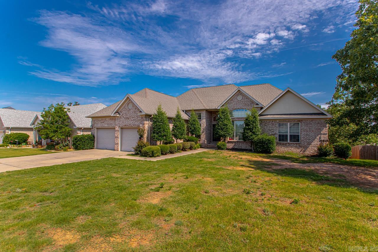 This beautiful all brick home four bedroom three bath home in the prestigious greystone golf course community. Enter through a grand entrance into the living room featuring a cozy fireplace. The formal dining room is perfect for hosting dinners and the large kitchen has plenty of counter space, cabinets and storage. The kitchen area also includes space for a seating area large breakfast bar and dining room table. Enjoy the spacious backyard and the community amenities available include pool, pickleball courts, clubhouse and restaurant.