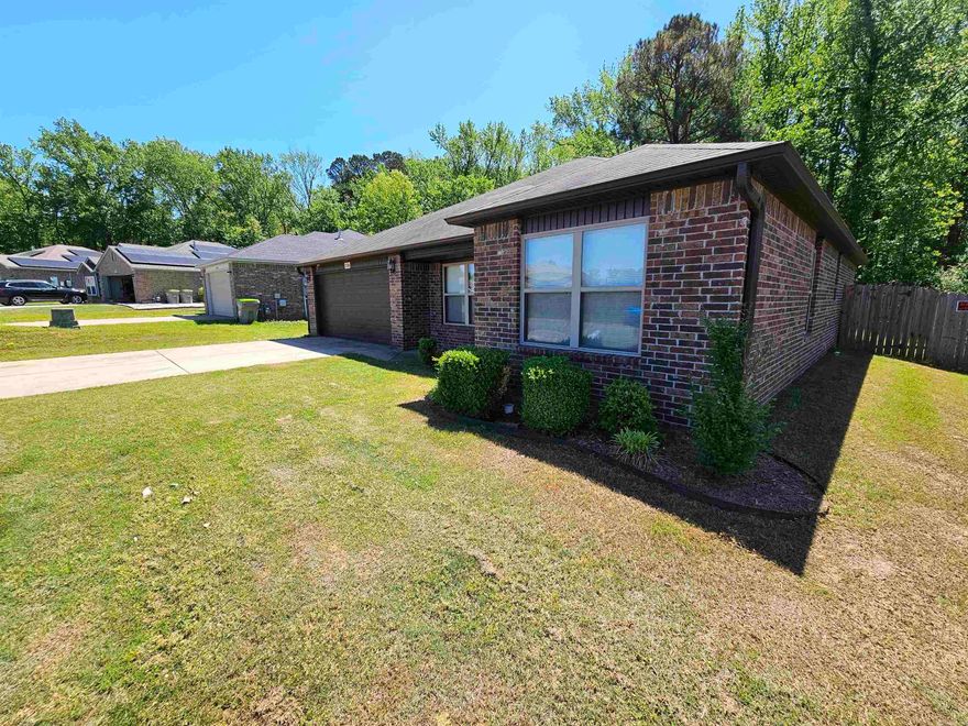 Cute 4BD/2BA with a 2-car garage in Alexander that is waiting for you to call home. Vinyl flooring in kitchen and bathrooms. Carpet in living room and bedrooms. Eat-in-kitchen with breakfast bar for enjoying meals with family or friends. Fully fenced yard with a patio that is perfect for entertaining and anyone with kids or pets to release some energy. The lease for this property is for 2 years with a 3% increase after the first year. Income has to be 3x the amount of rent. This property does not accept section 8.