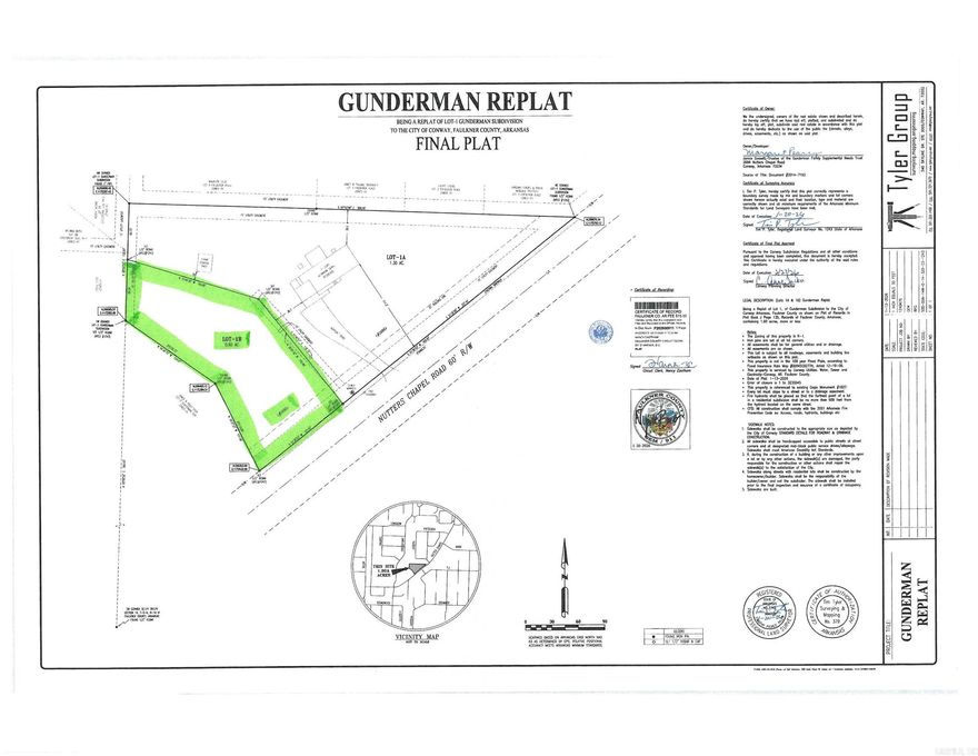 Level Residential Lot that's close to everything in Central Conway! Nearby UCA and close to Dave Ward Drive for access to Little Rock. Recently subdivided, all of the utilities are available, sidewalks and street improvements enhance the excitement of the possibilities for your new home.