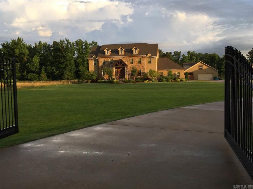 A must see home just minutes away from Highway 10 and Wal-mart featuring luxurious living and the benefits of the great outdoors! Pinnacle Mountain views from this home are unmatched. In addition to the beautiful main house, this property features a 1,200 sq ft fully equipped guest house (not in sq ft). Swimming pool, five acres,creek, hunting stands, fire pit, pasture, tree house,... You cannot find this home and value within 10 minutes of west Little Rock anywhere else! See agent remarks! Schedule today!