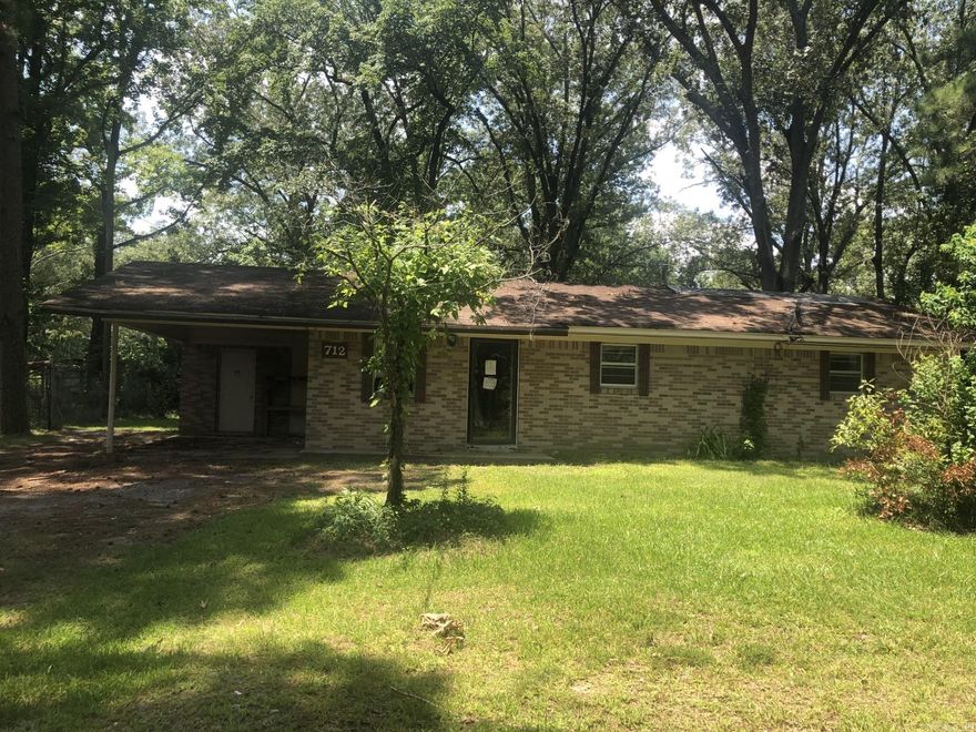 From front door into living room and informal dining on left, open formal dining to the right. Kitchen and laundry are to the right of the informal dining area before going into the backyard. Hallway to two bedrooms and full bath are to the right of the entry just past the open formal dining area. Property being sold as is where is.