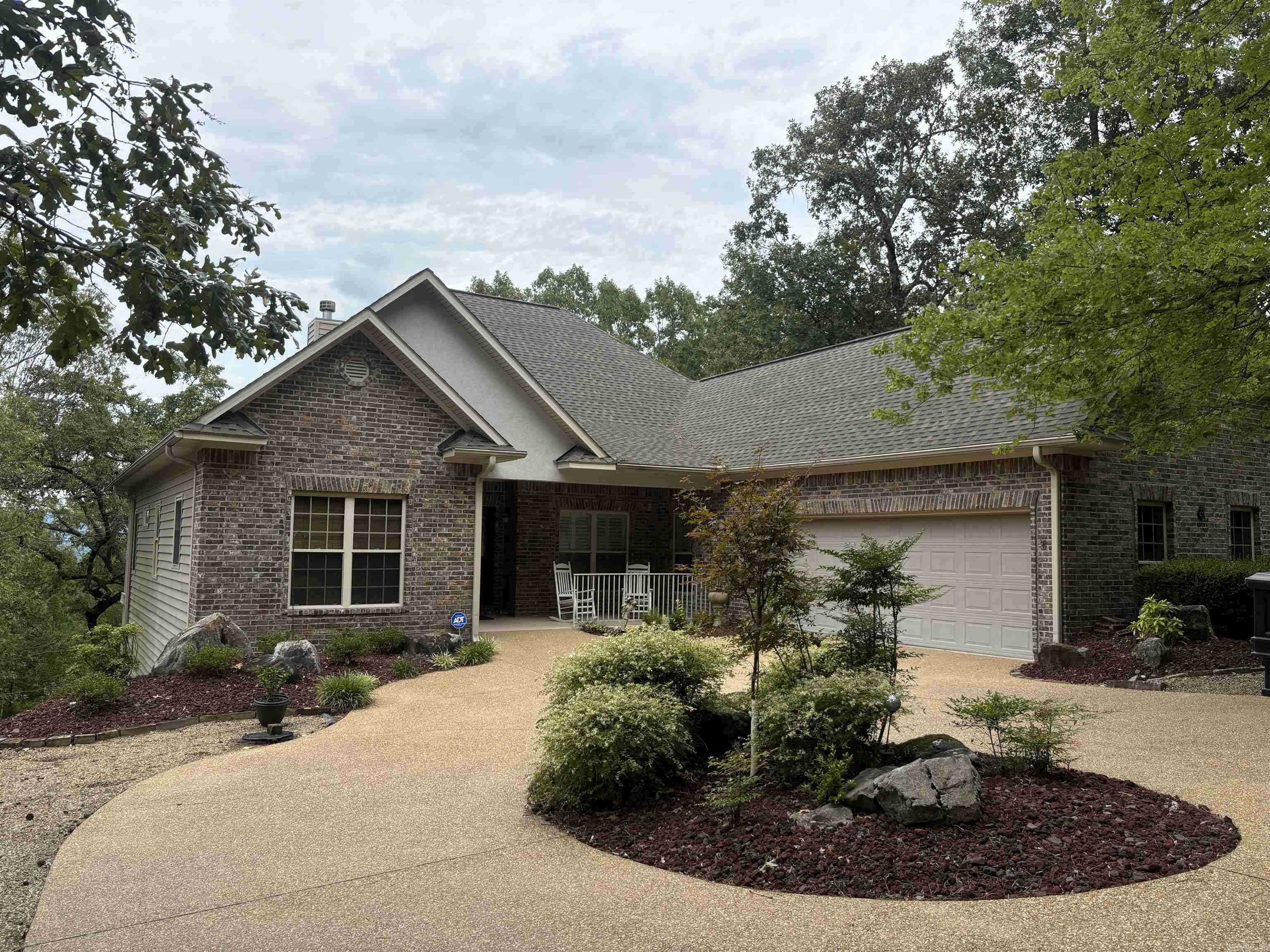 Wow what a beautiful home. Tray ceilings and crown molding are only the beginning. Three Bedroom, Three bathrooms, office, cooks kitchen. Everything is beautiful starting with the view in this home. Wood floors great lighting a cooks kitchen large living area wiith a great view, Office is beautiful. New October 22 Refrigerator, wall ovens microwave built in, dishwasher has two levels. Trash compactor, new garbage disposal. Instant hot water in kitchen and master bath (steam shower). Gas stove and large pantry. Full house generator/500 gallon propane tank. New AC 10/22., Surround sound, central vac, tankless water heater. Electrical closet. Doors are wheelchair accessible in-home. Lower level set for separate living space with large Cedar Closet and deck. Stand up crawl space and wrapped pipes. Double panel windows Alarm system. Master suite has amazing views and large bath and closet area. Second bedroom is a large comfortable room and closet with direct access to bathroom. Laundry area has cabinets and sink. Lower level has third bedroom and plumbing for kitchen and a great bathroom area. $2,000.00 buy in fee for non residents.