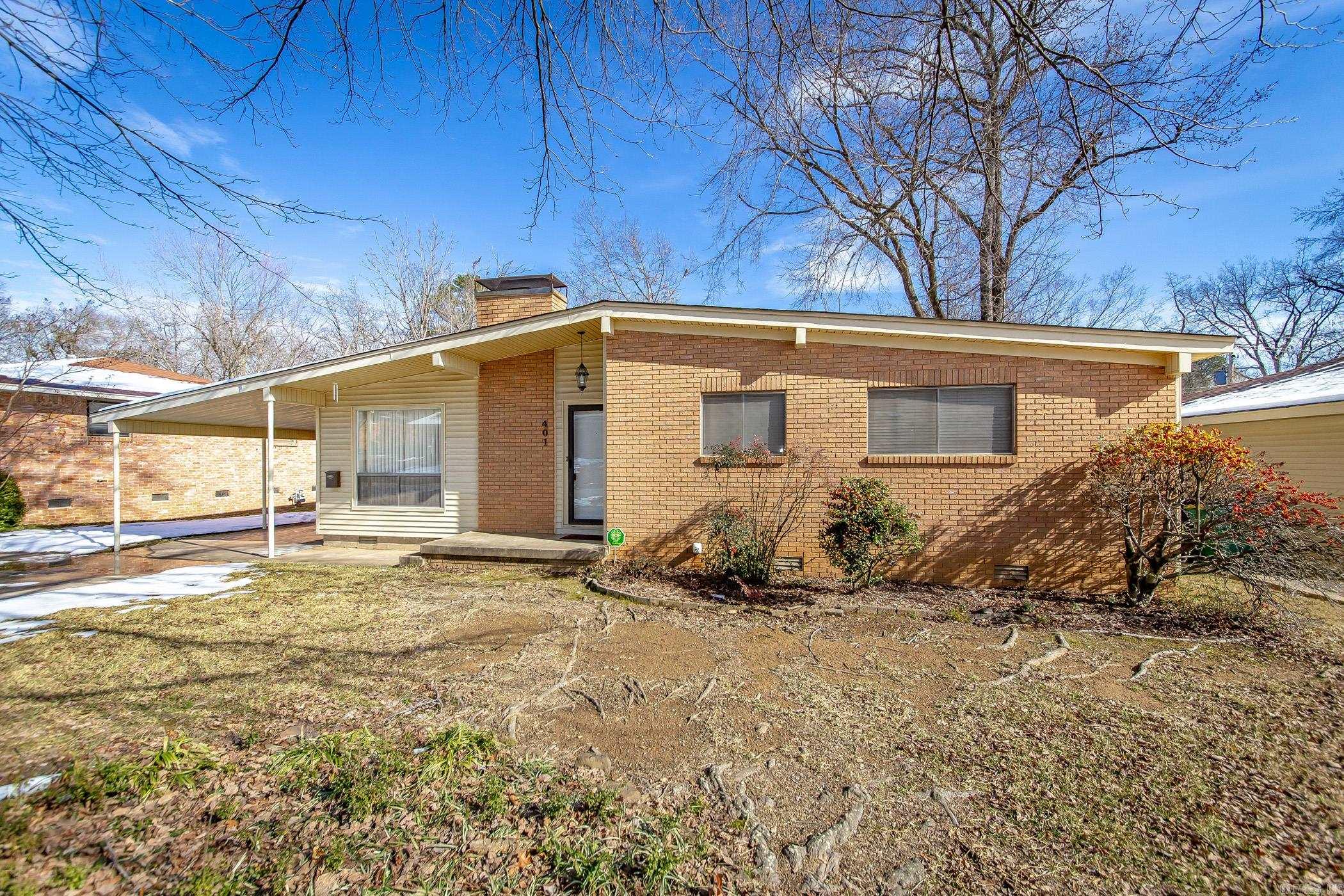 Mid Century Delight! This one story home on a level lot with mature trees and new fruit trees is ready for new owners! This home features FRESH Paint, refinished hardwood flooring and cozy fireplace in the main living area. The Great room is perfect for all the gatherings w/additional built in cabinet and closet space for ample storage. Convenient location, near hospitals, shopping & dining at the NEW BRECKENRIDGE VILLAGE shopping Center. *SEE Agent remarks