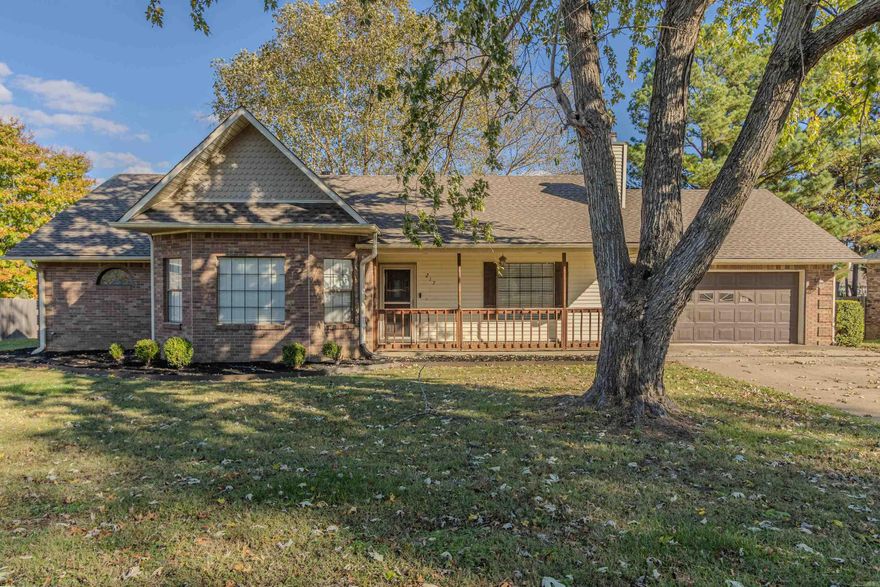 This updated 4-bedroom home offers a newer roof, new HVAC system, fresh paint, and new carpet among its many recent improvements. The spacious layout features built-ins, a large kitchen island, and a pantry for added convenience. Great sized bedrooms, walk in closets and there is a generous floored attic storage. Enjoy the fenced backyard and all the thoughtful details that make this home truly move-in ready.