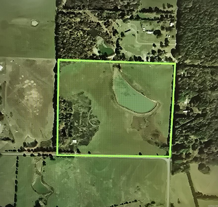 This stunning 40-acre property is located at the corner of Lone Star and Chaulk Roads in beautiful rural Rose Bud. The property is fully fenced with a 40x40 pole barn and 4.2 acre stocked pond (also a 2nd smaller pond). A water meter was recently set on the southwest corner of the property making this the perfect place to build your dream home, run cattle, horses or other livestock and build a peaceful homestead! With this amazing piece of property, the possibilities are endless!