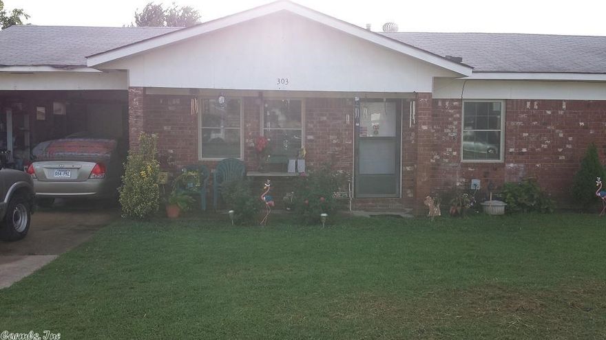 3 Bedroom 2 bath all brick home near the hospital with fenced backyard. New energy efficient windows in 2014; Water Heater in 2013; HVAC in 2007; Roof in 2005.