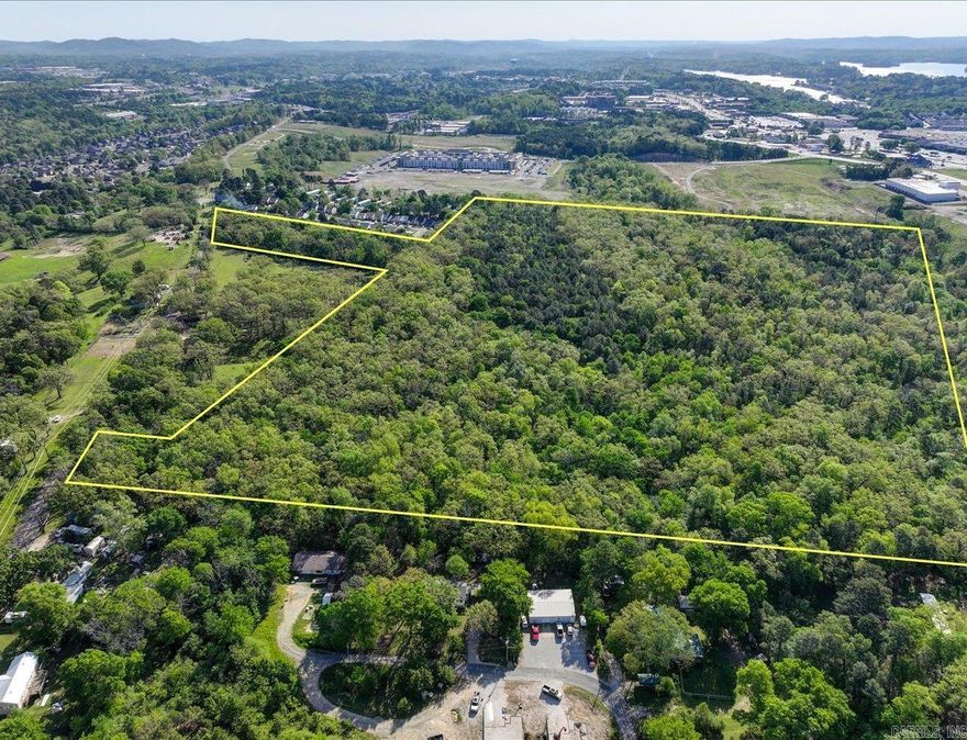 This expansive 64-acre property presents a rare opportunity for commercial development in one of Hot Springs’ fastest-growing corridors. Located just off Twin Points Road, the site sits adjacent to a high-end Class A multifamily complex and is surrounded by a mix of established and emerging residential and retail development. Less than a mile from Lake Hamilton access and just 1.7 miles from Oaklawn Racing Casino Resort, the property offers high visibility and accessibility to both local and regional traffic. Ideal for a variety of commercial uses, this tract is well-positioned for long-term growth and investment.  Strategically located along Twin Points Road in Hot Springs, AR, this property sits in a rapidly developing area surrounded by residential growth and commercial activity. Just minutes from Lake Hamilton and Oaklawn, it offers convenient access and strong visibility.  - Prime Development Opportunity - Strong commercial potential in expanding corridor - Adjacent to Class A multifamily complex - Less than 1 mile from Lake Hamilton access - Just 1.7 miles to Oaklawn Racing Casino Resort - Surrounded by residential and retail momentum