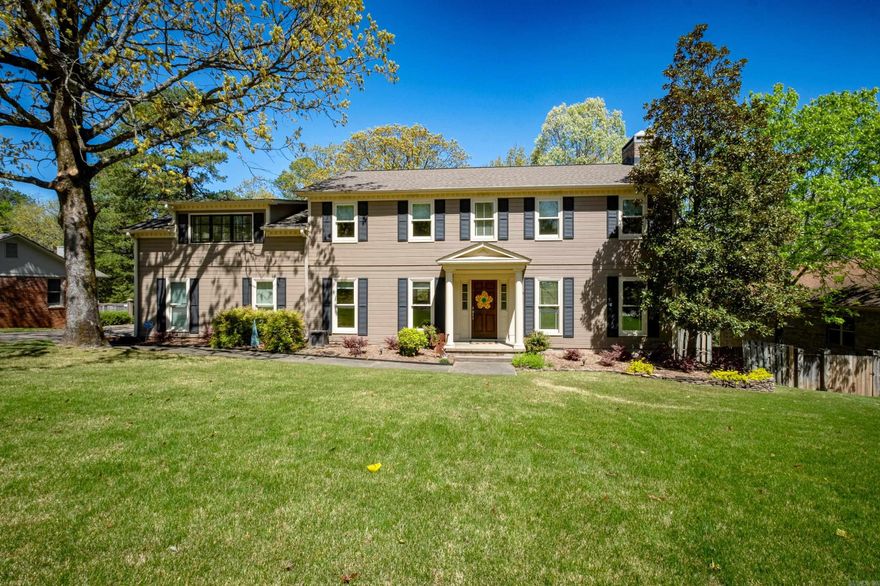 Welcome to this charming traditional 2 story home in heart of west LR.  Conveniently located near shopping, recreation, freeways and private & public education schools. This home is zoned for the highly sought after Don Roberts Elementary School. As you step inside, you'll immediately notice the abundance of natural light that fills the interior. Perfect for entertaining, the main level features a lovely dining room, spacious living area adorned with a cozy wood-burning fireplace, a well-appointed kitchen & a large bonus room. Adjacent to the family room is a beautiful screened-in porch, an ideal spot to enjoy your morning coffee or unwind after a long day. Upstairs you will find 4 generous bedrooms. There is a versatile bonus room that can be utilized as a home office, media or play area. This room was originally built with extra supports and reinforcements to allow for weights and work out equipment. A mudroom w desk space, storage & folding area sits alongside the 2 car side side load garage. A detached 3rd car garage has a fully floored attic space and is purposely designed.  This house backs up to Hickory Hills and is very quiet and serene. Cute as can be!! Come see today!