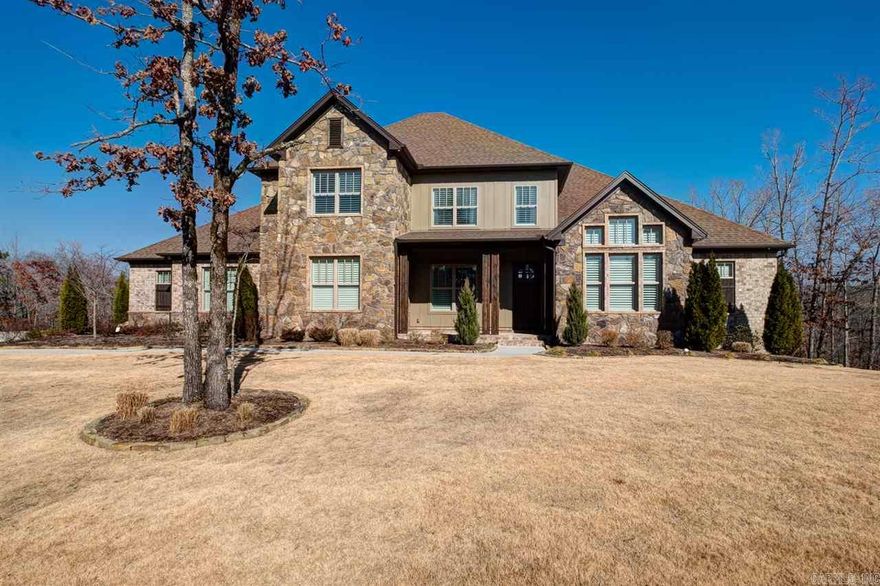 Unbelievable secluded showcase located on .64 acre cul-de-sac in The Preserve. Entertainer's dream- outdoor retreat (salt water pool w/waterfall & fire trough, covered pavilion complete w/TV, outdoor kitchen, covered dining w/FP casing, pool bath. Open floor plan living- 3 BRs on main level w/hardwoods. Vaulted wood ceiling office, mud room, coiffered ceiling master & heated floors in MBA. Game room, craft/exercise & lrg BR/BA upstairs. Chef's kitchen- granite, lrg island, Subzero, gas cooktop & ice maker.