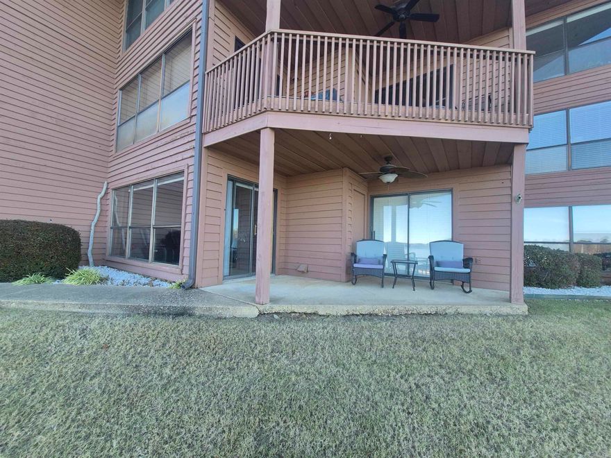 This Bottom Level 2-bedroom condo provides lake life right at your back door. With a very short walk to your boat slip you can jump in and go. This Slip has a brand-new boat lift less than a year old installed in December. the Condo has a peaceful back patio to enjoy those summer sunsets as well as a magnificent floor to ceiling window offering that picturesque scene. The condominium offers a beautiful gazebo for entertainment as well as an inground pool. To the right of the condominium is a good-sized perfect for canoeing and kayaking All lake accessible Restaurants are within in a fair distance. This condo is ready for you and so is the owner call for more information and make an offer! This one wont last long!