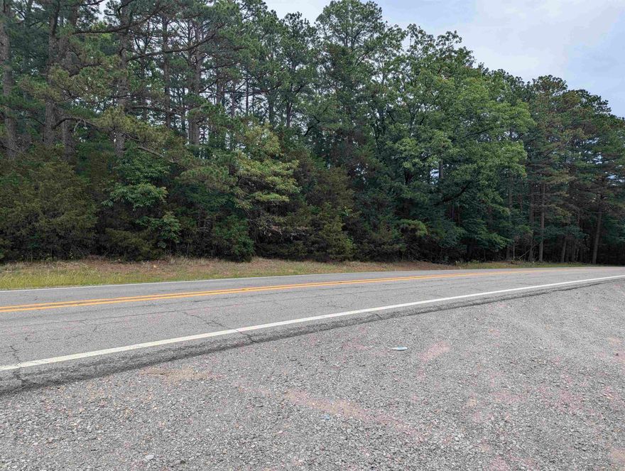 Looking for some Highway 16 road frontage, here are 10 acres of wooded unimproved property just waiting for you.  Beautiful hard woods and some pines cover the property with a couple of possible homes sites, or build a pond in the valley if that is your preference.  Fiber Optics are in place and there will be a sign on the property.