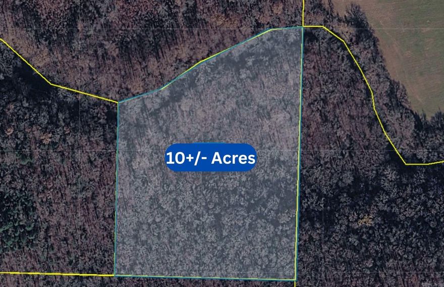 Recreational 10 Acres with No Deeded Access or utility easement and steep slope