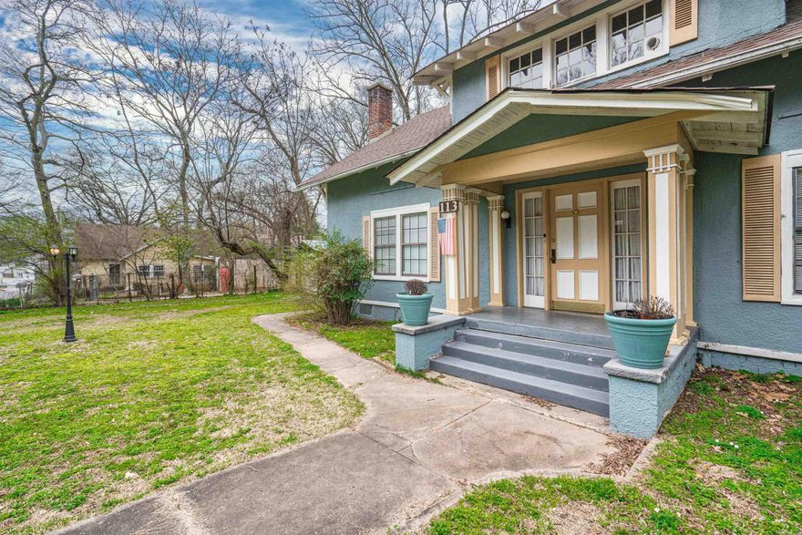 Price Reduction!!! - Considering All Offers - Price Reduction!  Welcome to your new home and carriage home in Hot Springs, AR! The main house was built in the 1920's and offers a spacious 1854 square feet of living space.  The main level has 3 bedrooms and 2 bathrooms, with a bonus room upstairs!    Beautiful original hardwood flooring, wood-burning fireplace, and crown molding add to the historic charm.  The detached carriage house offers 1 bedroom, 1 bath, built in the 1950's approximately 480 square feet originally built as a butler's home.  The carriage house is tenant occupied until March 31, 2026.  Dont miss out on this incredible opportunity to live in a piece of history Uptown Hot Springs!