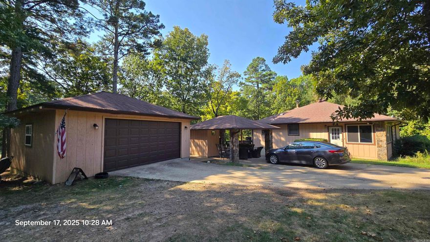 Golf Course Home! Home sits on 2 lots, has a 2 car garage, carport and enclosed parking for golf cart with stone path to the course, home is supported by generator, under 5 year old HVAC, Roof, fully encapsulated crawlspace, flooring, walk in shower, pellet stove for heating the home when wanted. Home has an office space just off the front of the home, while in the back it has a nice semi wrapped around porch allowing great views of the golf course and surrounding beauty! Live at the resort golf course in the heart of this resort town!  Enjoy 3 outdoor pools, discount at any property the resort owns like (free Pickleball outdoor), tennis courts, mini golf, bowling alley, food at any of those locations, discounts at the marina and Indian hills Golf Course and restaurant!