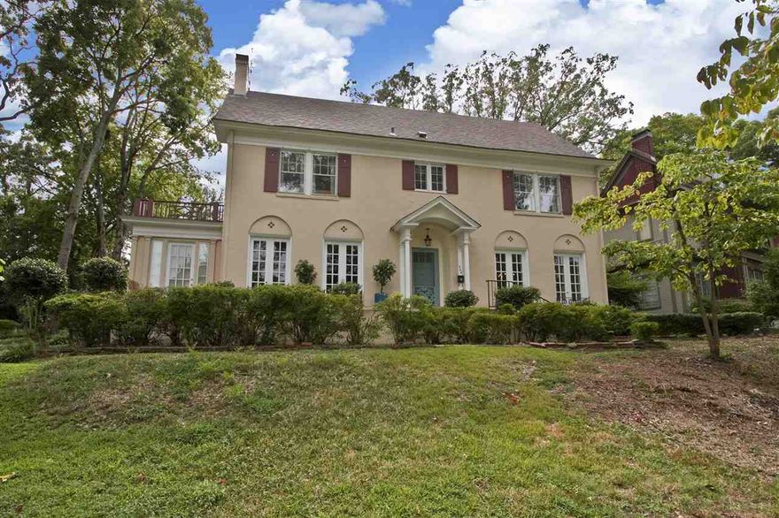 On a large double lot, this stately Midland Hills home has been proudly maintained by the same owner for over 4 decades and features many original details. Main level has 10' ceilings, replete with windows and elegant millwork. Master suite w/ sunroom and 2 bedrooms on 2nd floor. Bonus room and 4th bedroom on top floor. Backyard has expansive patio. Updates include 30yr roof (2014), separate newer HVAC systems for each floor, and new automatic opener & insulated door on alley-accessible 2 car garage.