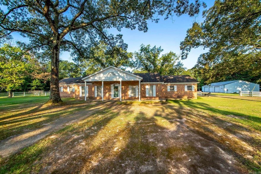 Spacious Home on 8+ Acres! Perfectly located just off Alcoa Road, this property offers the best of both worlds—peaceful country living with quick access to shopping, dining, and I-30. Featuring over 8 acres of land, a huge shop, horse stalls/shed, and a garage, it’s ideal for those needing space for hobbies, animals, or storage. With plenty of room to build additional structures or expand existing ones, the possibilities are endless. This is a rare find in the Bryant area!