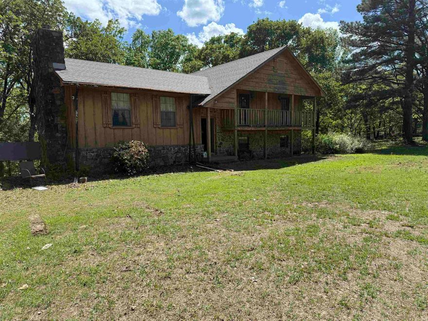 Older home on appr 15 acres original owners built it new and lived there till 2024 .NEWER roof appr 3years ago most of the house is original as built in 1980 not many updates but in good condition just old and dated .2 WOOD burning fireplaces den and living rooms small kitchen original appliances.Sellers are wanting to sell as-is and not do any repairs ,ALSO there is lots of items that will remain with the property.