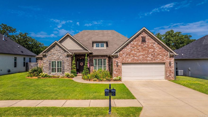 It is hard to find a 4 bedroom home with 3 full bathrooms in Conway at this price point. Great floor plan with large bedrooms. The guest bedrooms are separate from the primary bedroom. Big living room open to the kitchen. Extras include plantation shutters throughout the house, upgraded lighting and sprinkler system. Covered back porch. Fully fenced yard. Located in great neighborhood!