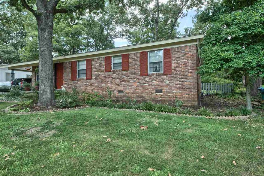 Charming ranch style home with an open concept living area for today's modern family. There are 2 large bedrooms as well as a dedicated office, that could act as a 3rd bedroom, through the beautiful french doors off the living area. Large pantry, for even more storage as well as a large dining room and huge patio for outdoor entertaining! Yard is quiet, semi secluded and surrounded by mature trees!