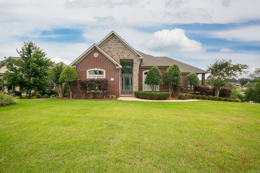 Welcome to 706 Greystone Boulevard, a stunning family home located in the desirable neighborhood of Cabot, AR. This property offers an ideal blend of elegance, comfort, and modern living, perfect for families seeking a serene yet convenient lifestyle. This home sits on a generous 0.9-acre lot. Step inside to discover an open-concept floor plan that seamlessly connects the living, dining, and kitchen areas, creating an inviting space for entertaining and family gatherings. The living room features large windows that flood the space with natural light, while a cozy fireplace adds warmth and charm. The gourmet kitchen is a chef's dream, equipped with granite countertops, stainless steel appliances, and ample cabinetry for storage. Retreat to the spacious master suite, complete with a walk-in closet and a luxurious en-suite bathroom featuring dual vanities, a soaking tub, and a separate shower. The additional bedrooms are generously sized and offer plenty of closet space. New roof January 2024 and new HVAC October 2023. Bonus room on main level, and safe room in garage. Call today to schedule your showing!