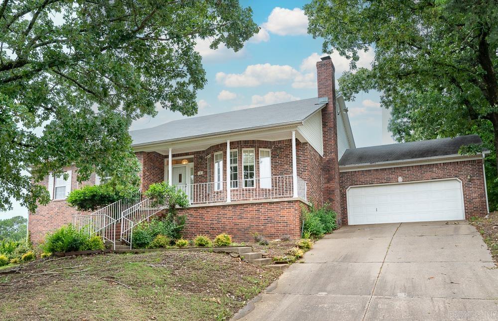 Lovely, well maintained brick home situated on a quiet cul-de-sac in Carriage Creek. Enter to a large light filled great room with vaulted ceiling and brick hearth -fireplace with gas logs - wrapped with built-ins. Spacious kitchen features island with sink, dishwasher and breakfast bar. Kitchen also has built in stove plus 2 ovens, built in microwave and walk-in pantry. Generous sized eat-in/dining area has built in cabinetry and access to inviting coved patio. 3 bedrooms plus an office which could be converted to a 4th bedroom. Large master suite with huge walk-in closet with built storage cabinet. Separate office with built-in cabinetry has adjacent full bath. Oversized garage with built in work stations and cabinetry. Wide, covered patio looks out on level, pretty backyard. No disclosure available. Seller inherited the property and never lived there.